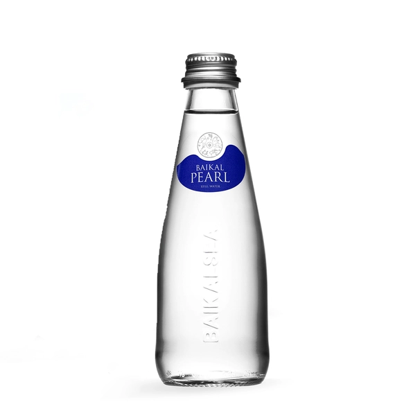 Вода "Baikal Pearl" (Жемчужина Байкала) 0.25 литра негазированная, стекло, 24 шт. в уп.
