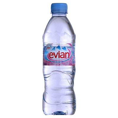 Минеральная вода без газа "Evian/Эвиан" 0,5 л. пэт. Упаковка 24 шт.